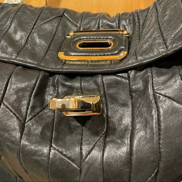 NWT Juicy Couture Narda Leather Quilted Bag Black - Picture 7 of 14